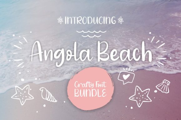 Angola Beach: The Handwritten Font for Scroll-Stopping Marketing