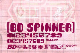 BD Spinner: A Sci-Fi Display Font for Modern Brand Identity
