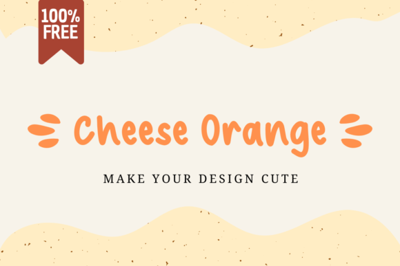 Cheese Orange: The Perfect Handwritten Font for Crafters