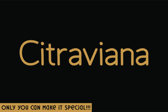 Citraviana: The Handwritten Typeface That Stops the Scroll