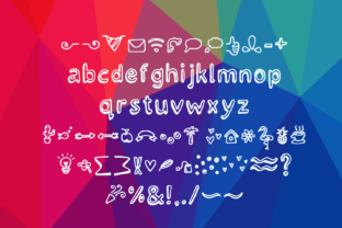 Crazy Icons: A Playful Handdrawn Font for Web Design
