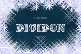 Digidon: A Decorative Typeface for Polished Branding