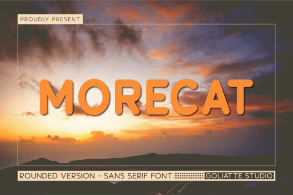 Elevate Editorial Design with the Morecat Typeface