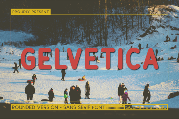 Gelvetica: The Bold Sans Serif Font for Scroll-Stopping Designs