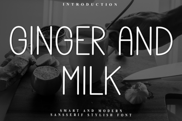 Ginger and Milk: A Festive Typeface for Holiday Branding