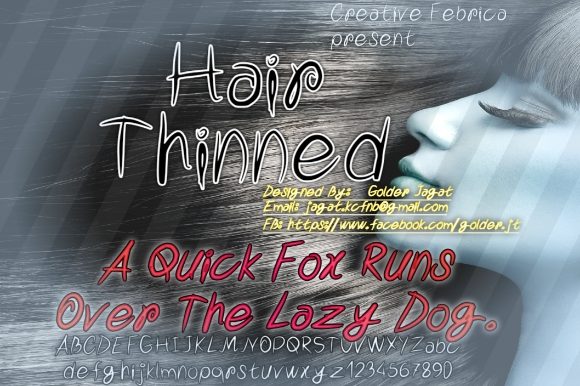 How Hair Thinned Font Elevates Small Business Branding