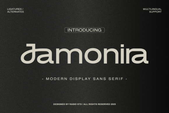 Jamonira: A Modern Sans Serif Font for Bold Branding