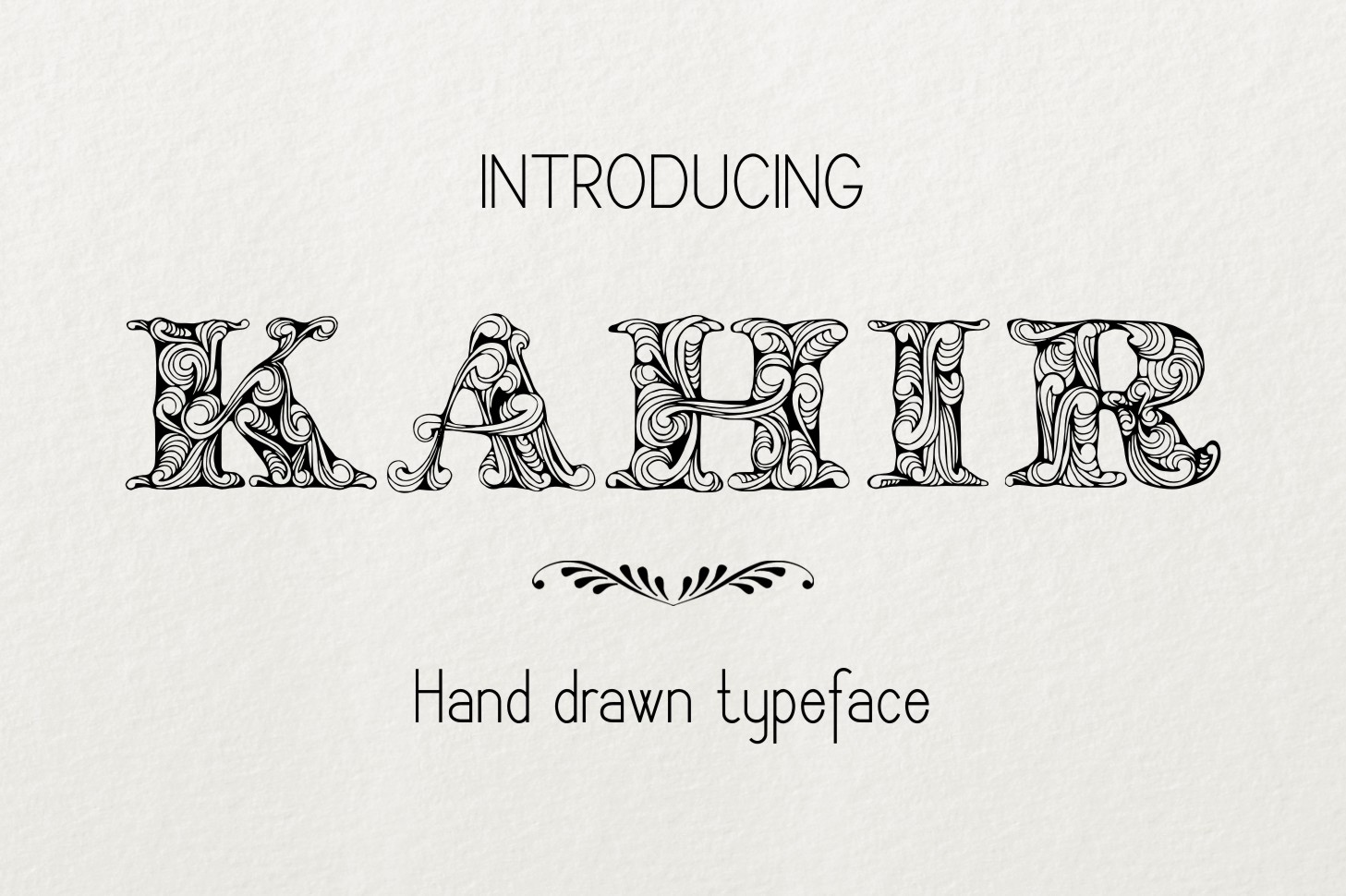 Kahir: A Hand-Drawn Typeface for Digital Branding