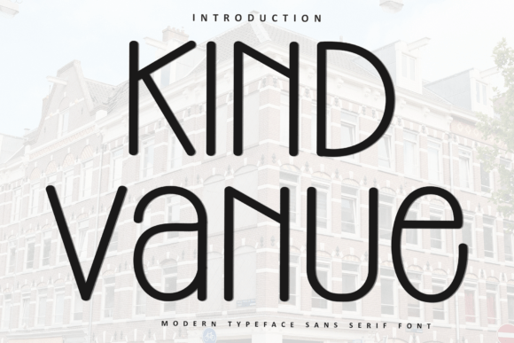 Kind Venue: A Festive Sans Serif Typeface for Editorial Design
