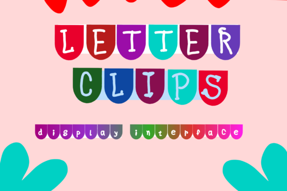 Letter Clips: A Versatile Font for Small Business Branding
