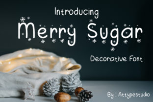 Merry Sugar: A Decorative Typeface for Festive Branding