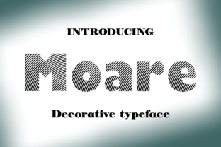 Moare Light: A Decorative Typeface for Modern Campaigns