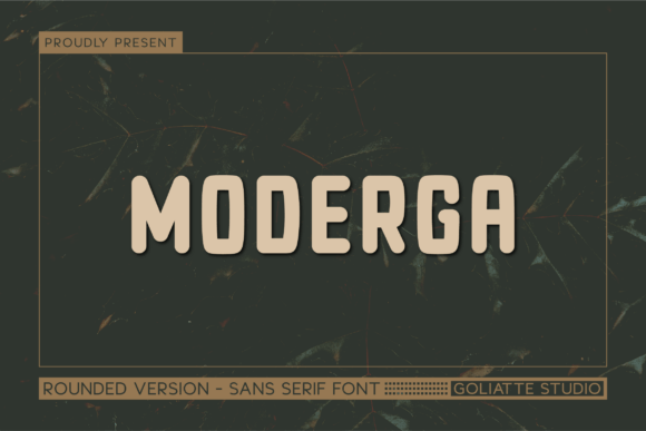 Moderga: The All-Caps Sans Serif Font for Crafters