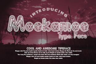 Moekamoe: A Creative Display Typeface for Editorial Design