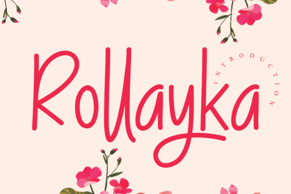 Rollayka: A Friendly Handwritten Font for Editorial Design