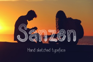 Sanzen Review: A Bold Decorative Typeface for Modern Brands