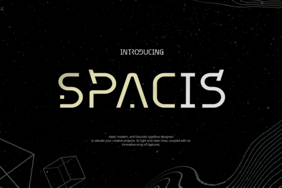 Spacis: The Modern Sans Serif Font for Crafters