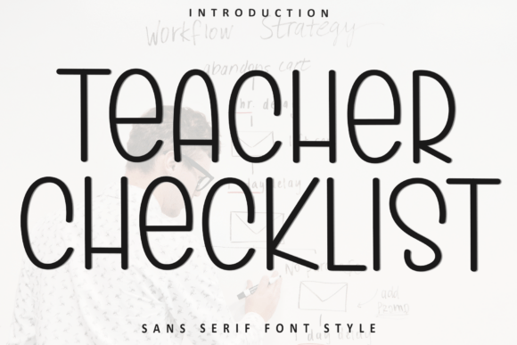 Teacher Checklist: A Festive Typeface for Holiday Campaigns