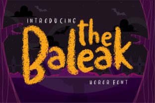 The Baleak: A Distorted Typeface for Editorial Mood