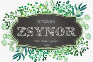 Upgrade Your Brand Identity with the Zsynor Decorative Typeface