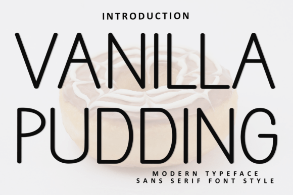 Vanilla Pudding: A Festive Display Typeface for Web Design
