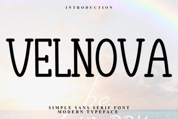 Velnova: A Festive Typeface for Holiday Branding